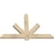 Ekena Millwork Kennewick Rough Sawn Timber Gable Bracket, Douglas Fir, 48"W x 32"H x 2"D x 4"F, 16/12 Pitch GBW048X32X0204KEN00RDF - alternate 2
